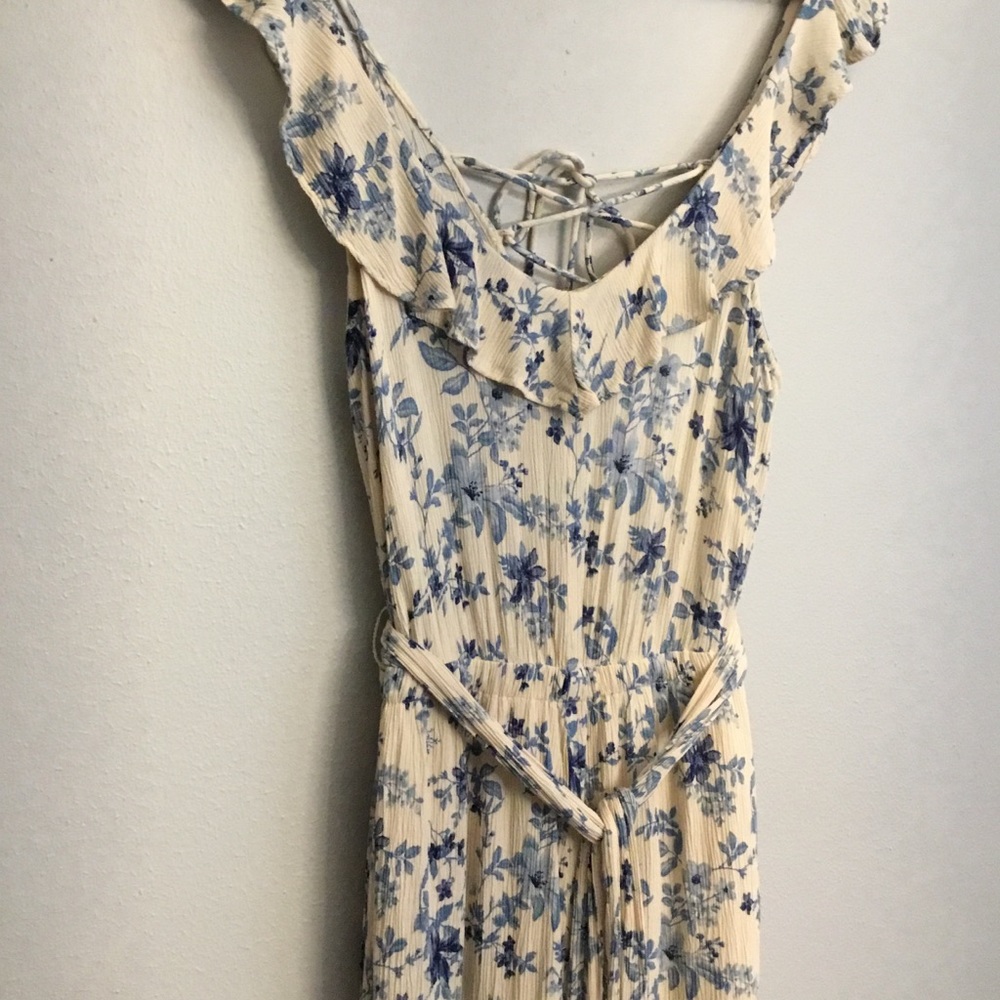 American Eagle Outfitters Floral Jumpsuit Sleeveless Size S - Picture 4 of 16